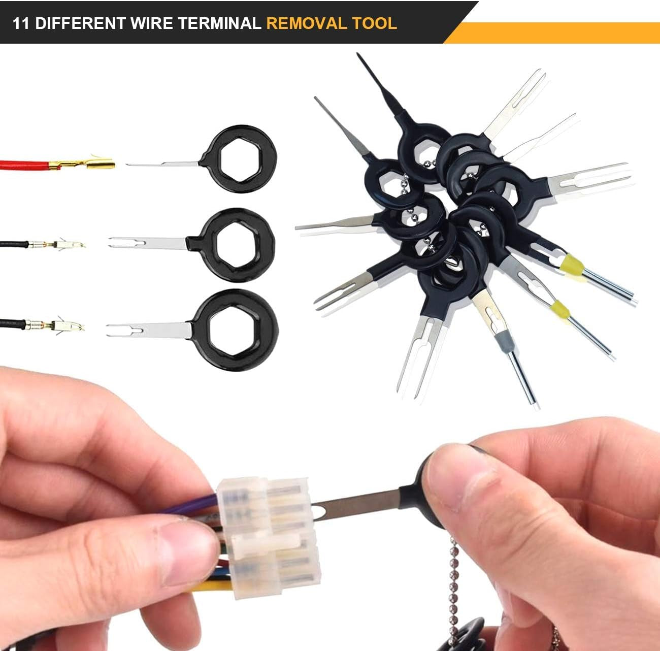 Trim Removal Tool Set 102Pcs, Car Trim Puller Tool Kit, Plastic Pry Tools Set for Trim/Panel/Door/Audio, Auto Clip Pliers/Fastener Remover Set, Car Terminal/Stereo Removal Tool